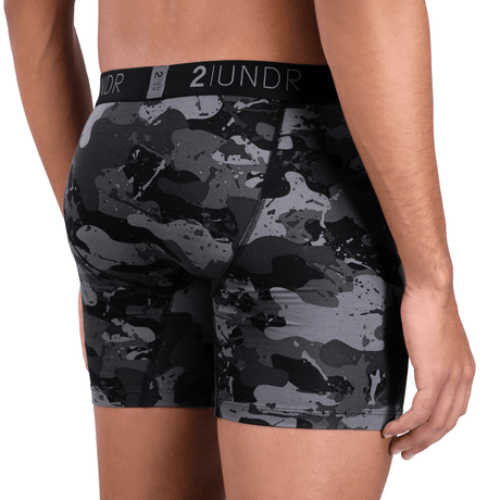 2UNDR Mens Swing Shift Boxer Brief Prints