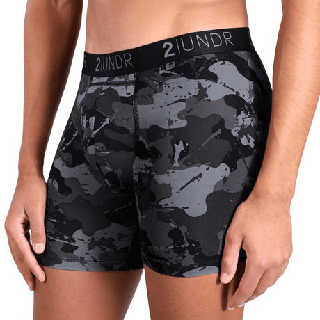 2UNDR Mens Swing Shift Boxer Brief Prints