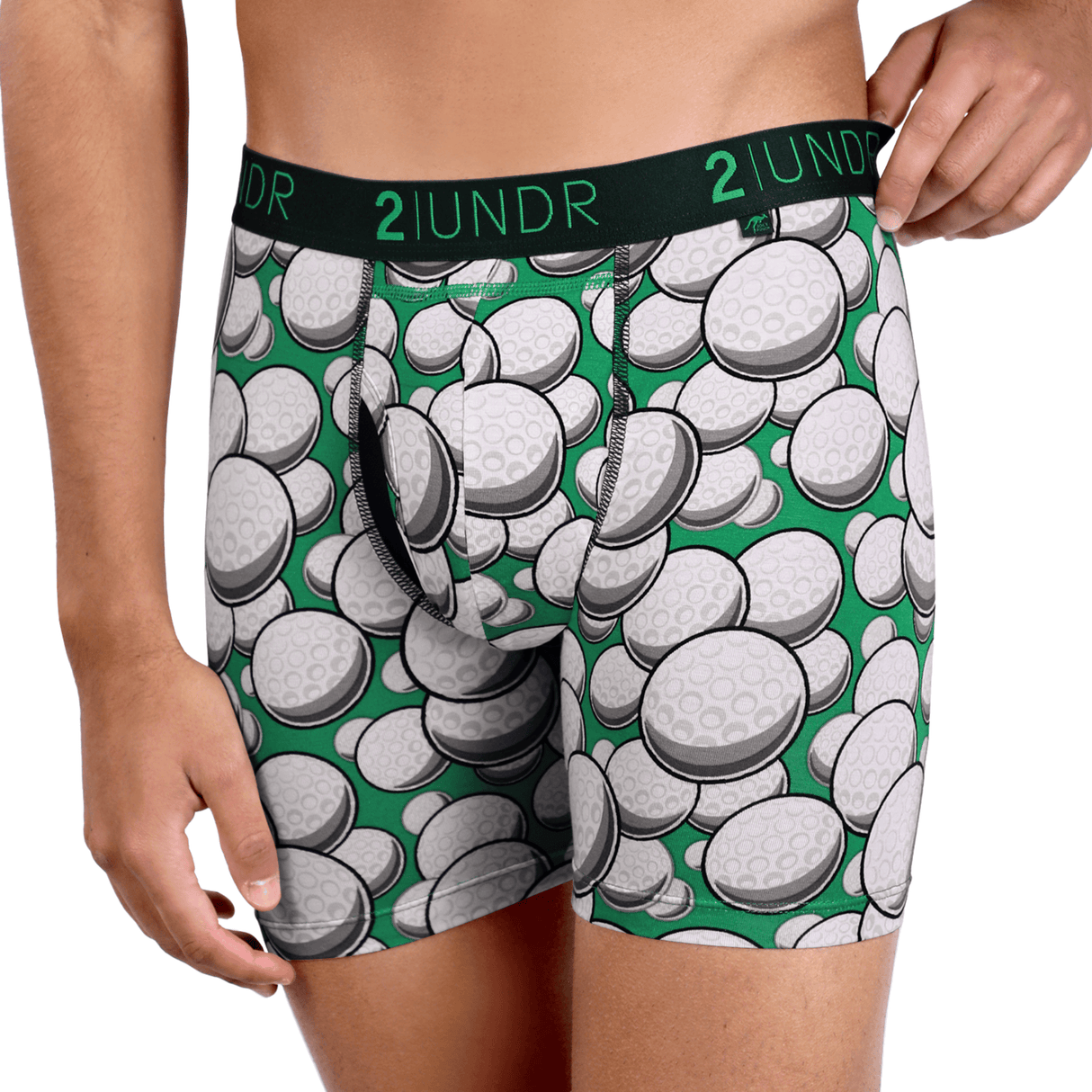 2UNDR Mens Swing Shift Boxer Brief Prints