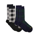 Pendleton Plaid 2-Pack Socks  -  Medium / Blue