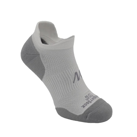 Wrightsock Racer Single Layer Double Tab Socks  -  Small / White