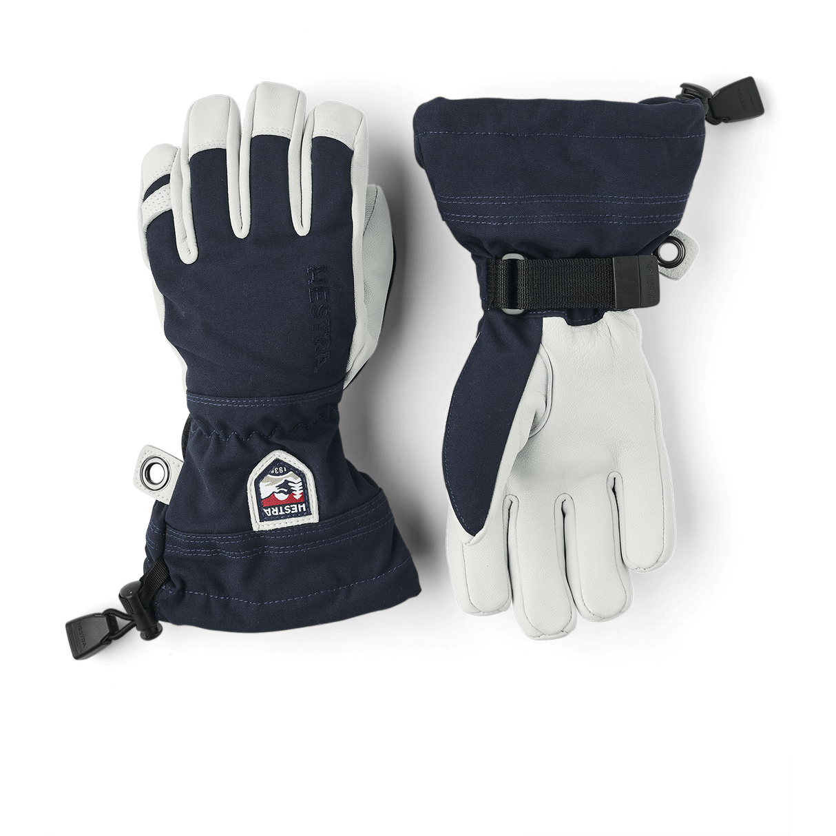 Hestra Army Leather Heli Junior Ski Gloves  - 