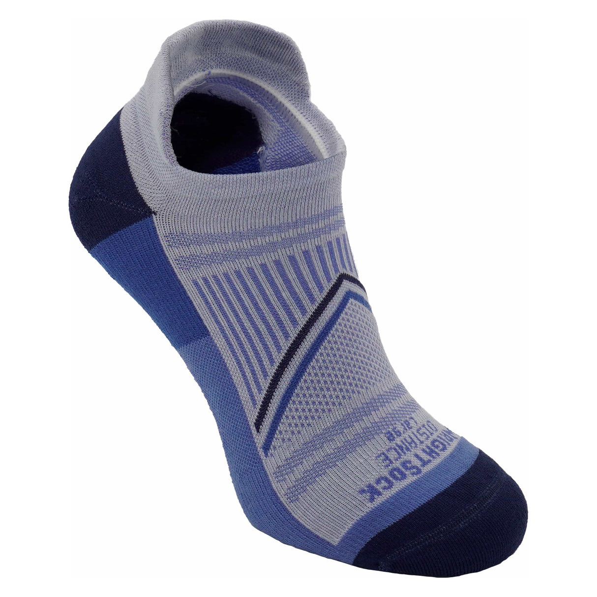 Wrightsock Distance Single Layer Tab Socks  -  Small / Serenity Blue