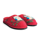 Haflinger Olivia Wool Slippers  -  36 / Red