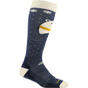 Darn Tough Kids Polar Bear Over-the-Calf Midweight Ski & Snowboard Socks  -  Small / Blue