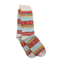 Pendleton Beacon Serape Crew Socks  -  Medium / Coral