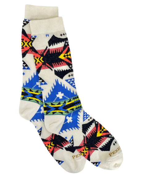 Pendleton Nehalem Crew Socks  -  Medium / Ivory