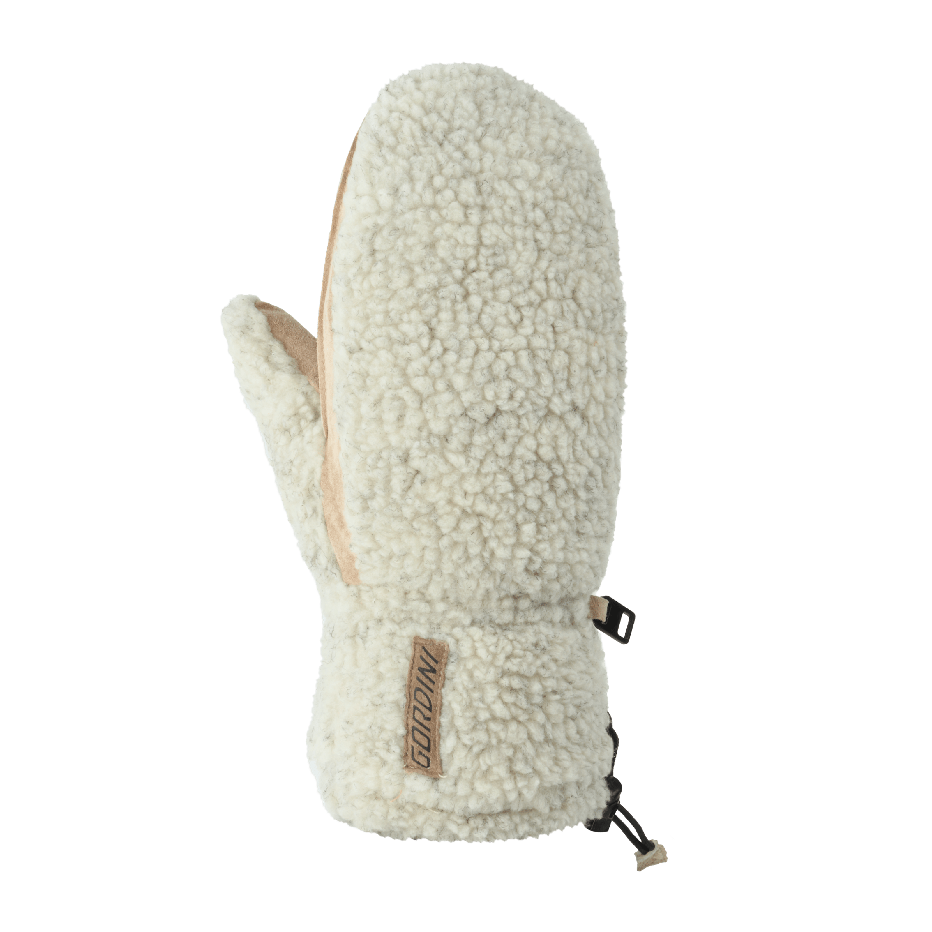 Gordini Womens Wooly Mittens  -  Small / Oatmeal