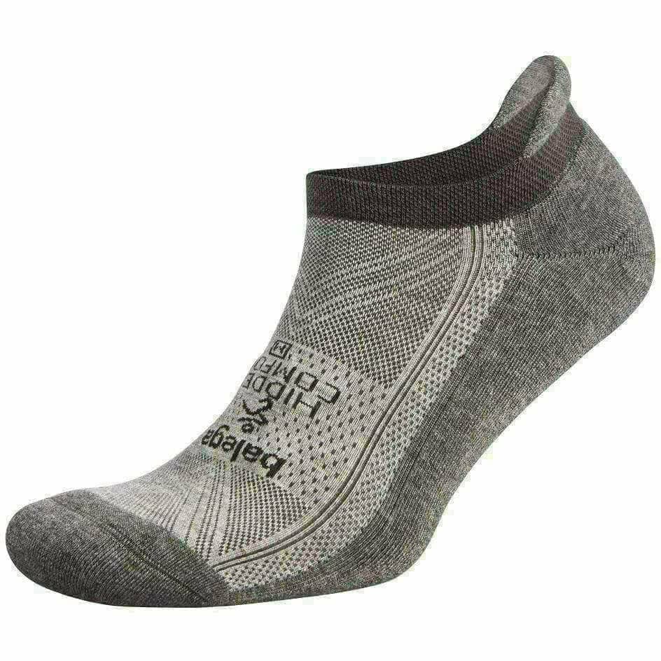Balega Hidden Comfort No Show Tab Socks - Clearance  -  Small / Midgray/Carbon