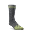 Farm to Feet St. Louis Full Cushion Extended Crew Work Socks  -  Medium / Grey/Green