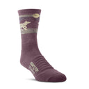 Farm to Feet Lone Wolf Light Targeted Cushion 3/4 Crew Socks  -  Small / Dewberry
