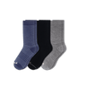 Pacas Womens Lightweight Alpaca Crew Socks 3-Pack  -  Small/Medium / Basic & Stripe
