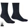Bridgedale Mens Hike Midweight Comfort Boot Socks  -  Medium / Navy