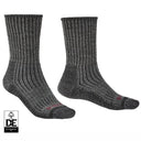 Bridgedale Mens Midweight Merino Comfort Boot Socks  -  Medium / Charcoal