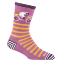 Darn Tough Womens Animal Haus Crew Lightweight Lifestyle Socks  -  Small / Lilac