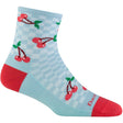 Darn Tough Womens Fruit Stand Shorty Lightweight Lifestyle Socks - Clearance  -  Small / Glacier
