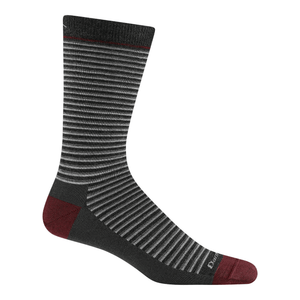 Darn Tough Mens Microstripe Crew No Cushion Lightweight Socks