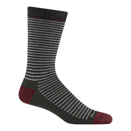 Darn Tough Mens Microstripe Crew No Cushion Lightweight Socks