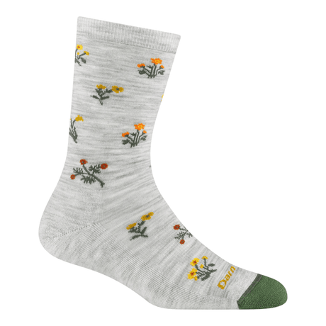 Darn Tough Womens Wildflower Crew Cushioned Lightweight Socks