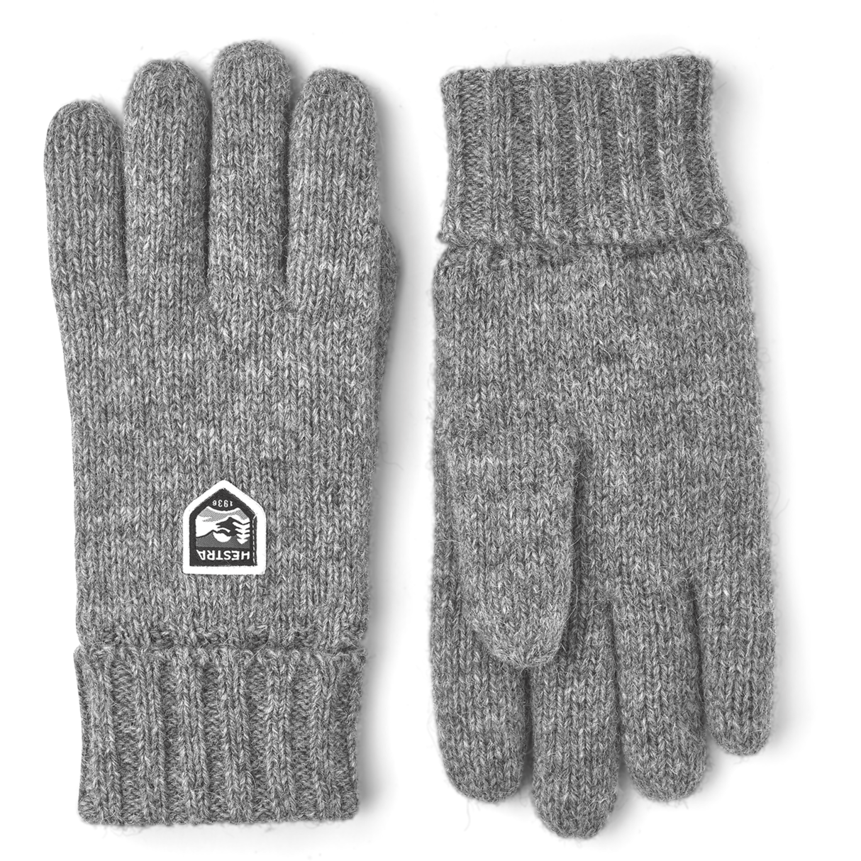 Hestra Basic Wool Gloves  -  6 / Grey