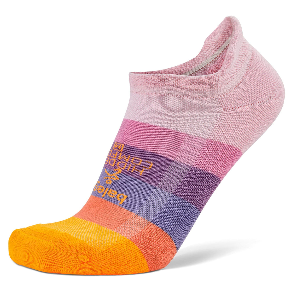 Balega Hidden Comfort No Show Tab Socks  -  Small / Candy Floss/Apricot / Single