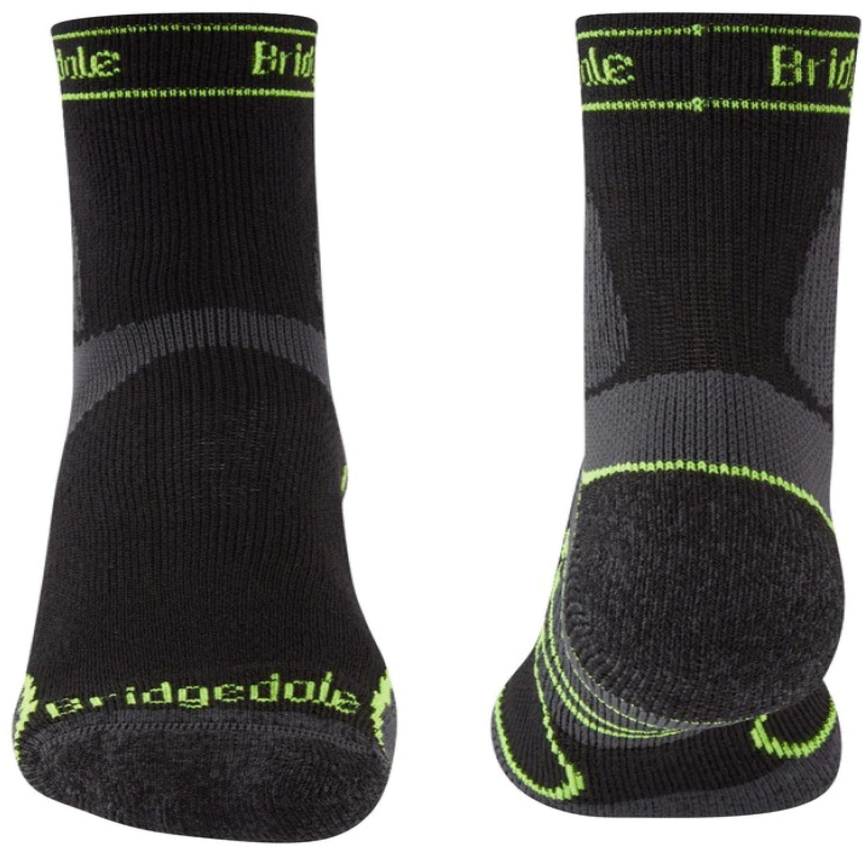 Bridgedale Mens Trail Run Lightweight T2 Merino Performance 3/4 Crew Socks  - 