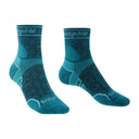Bridgedale Womens Lightweight T2 Merino Sport 3/4 Crew Socks  -  Small / Teal