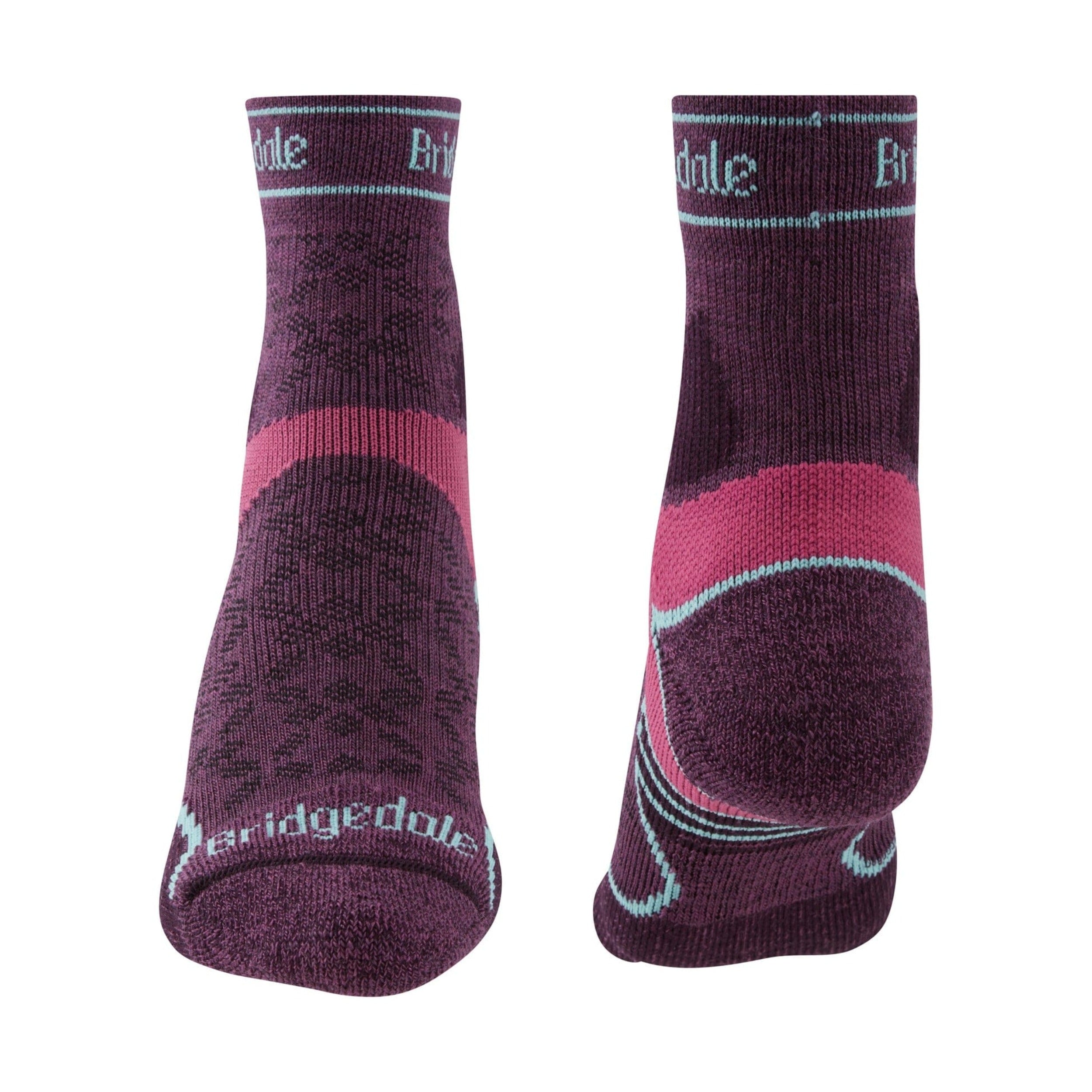 Bridgedale Womens Lightweight T2 Merino Sport 3/4 Crew Socks  - 