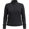 Smartwool Womens Active Uptempo 1/4 Zip  -  Small / Black