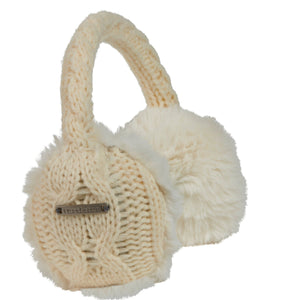 Turtle Fur Ear Muffs  -  One Size Fits Most / Ivory