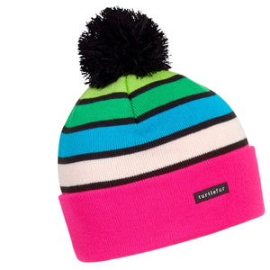 Turtle Fur Youth Rooftop Rave Beanie  -  One Size Fits Most / Pink