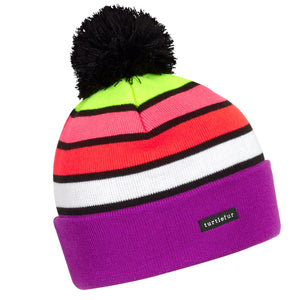 Turtle Fur Youth Rooftop Rave Beanie  -  One Size Fits Most / Orchid