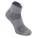 Wrightsock Double-Layer ECO Explore Quarter Socks  -  Small / Light Gray
