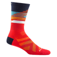 Darn Tough Mens Lillehammer Nordic Boot Lightweight Ski Socks  -  Medium / Red