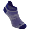 Wrightsock Coolmesh II Tab Socks  -  Small / Light Grey Royal / Single Pair