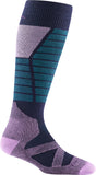 Darn Tough Womens Function X Over-the-Calf Midweight Ski & Snowboard Socks  -  Small / Eclipse