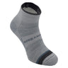 Wrightsock Coolmesh II Quarter Socks  -  Small / Cloud Grey / Single Pair