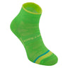Wrightsock Coolmesh II Quarter Socks  -  Small / Key Lime / Single Pair