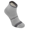 Wrightsock Coolmesh II Quarter Socks  -  Small / White Grey / Single Pair