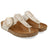 Haflinger Womens Round Buckle Corinna Sandals  -  36 / Cream