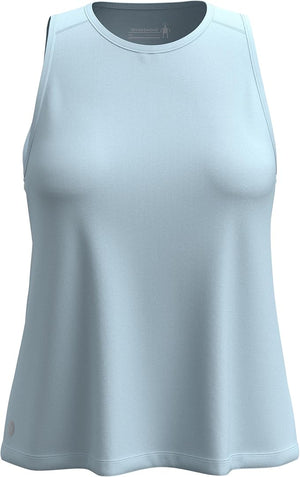 Smartwool Womens Active Ultralite High Neck Tank Top  -  X-Small / Winter Sky