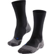 FALKE Mens TK2 Explore Cool Trekking Crew Socks  -  39-41 / Black/Mix