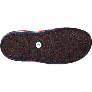 Haflinger Calypso Wool Slippers  -  38 / Pacific/Strawberry