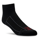Farm to Feet Greensboro 1/4 Crew Light Cushion Socks  -  Medium / Black