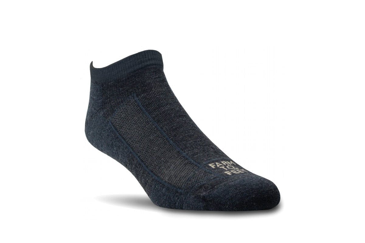 Farm to Feet Greensboro Lightweight Low Socks  -  Medium / Charcoal