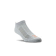 Farm to Feet Greensboro Lightweight Low Socks  -  Medium / Silver/Red Orange