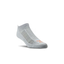 Farm to Feet Greensboro Lightweight Low Socks  -  Medium / Silver/Red Orange