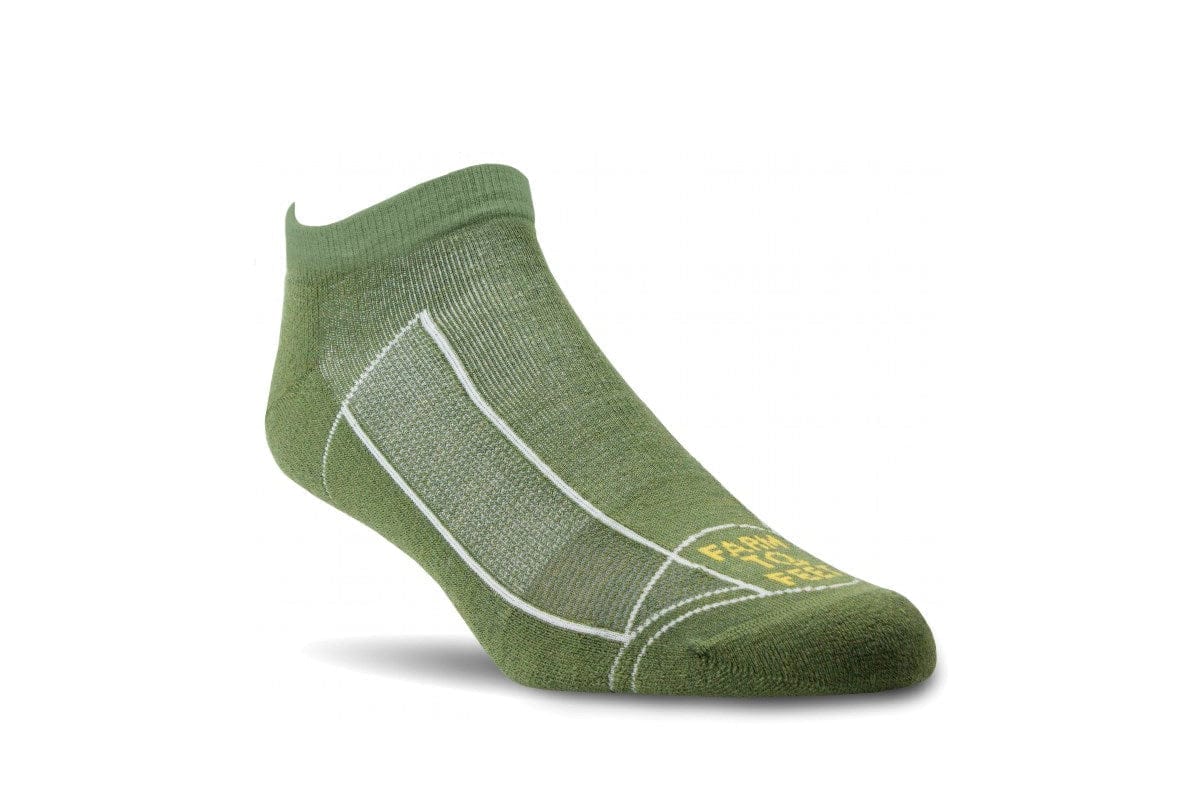 Farm to Feet Greensboro Lightweight Low Socks  -  Medium / WinterMoss