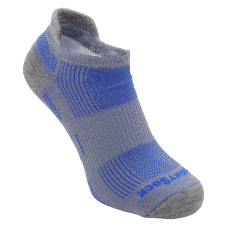 Wrightsock Double-Layer ECO Run No Show/Tab Socks  -  Small / Gray/Blue