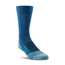 Farm to Feet Mens Damascus Light Cushion Crew Hiking Socks  -  Small / Denim Blue/Pow Blue